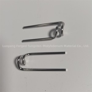 Komponen Pemanasan Tungsten Twisted Filament kanggo industri semikonduktor